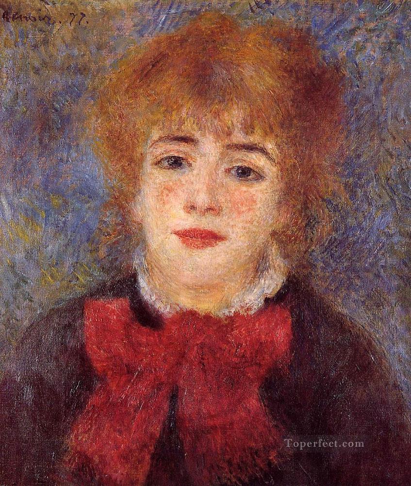 portrait of jeanne samary Pierre Auguste Renoir Oil Paintings